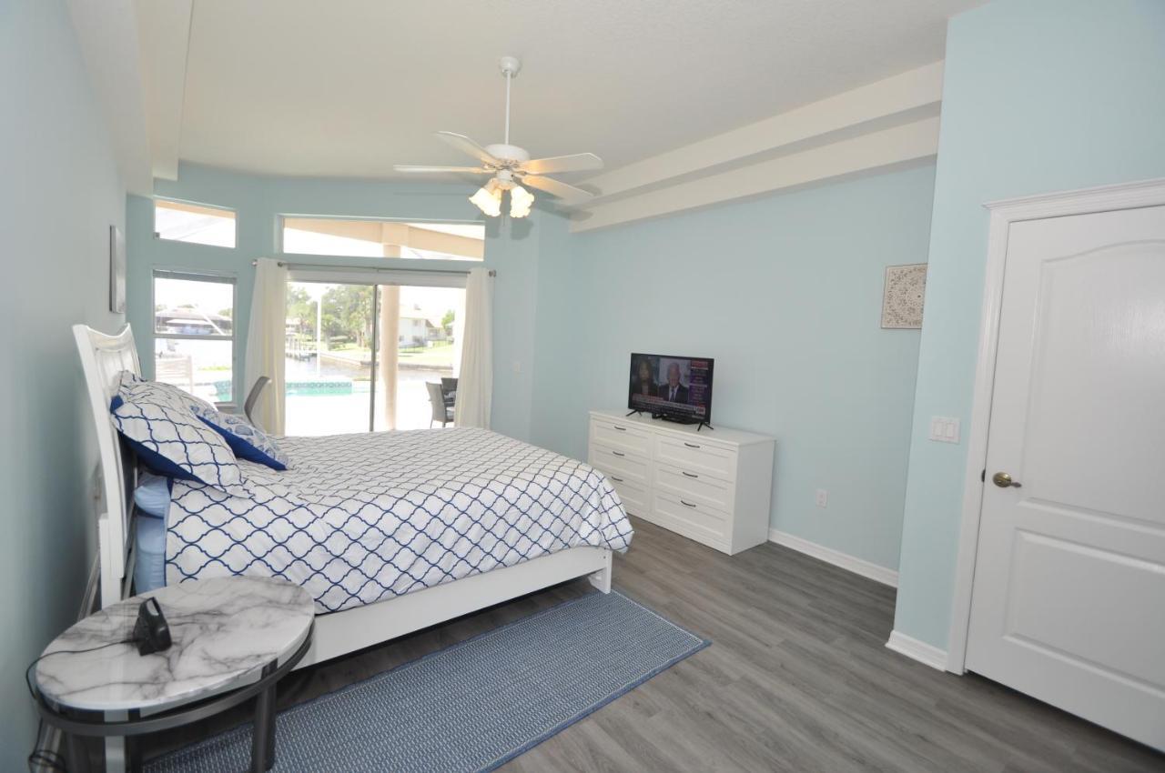 Sunset Bay Beautiful Pool Home - Bring Your Boat Or Jet Ski - Canal With Dock- Sleeps 10 - 4 Bd Palm Coast Buitenkant foto