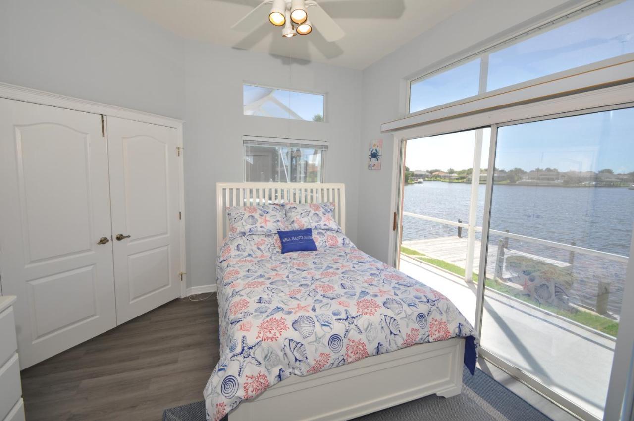 Sunset Bay Beautiful Pool Home - Bring Your Boat Or Jet Ski - Canal With Dock- Sleeps 10 - 4 Bd Palm Coast Buitenkant foto