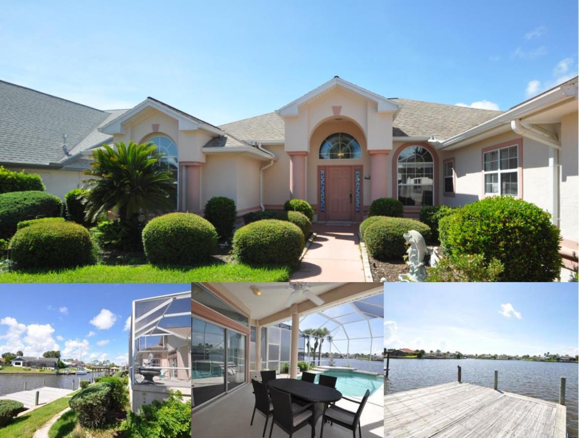 Sunset Bay Beautiful Pool Home - Bring Your Boat Or Jet Ski - Canal With Dock- Sleeps 10 - 4 Bd Palm Coast Buitenkant foto